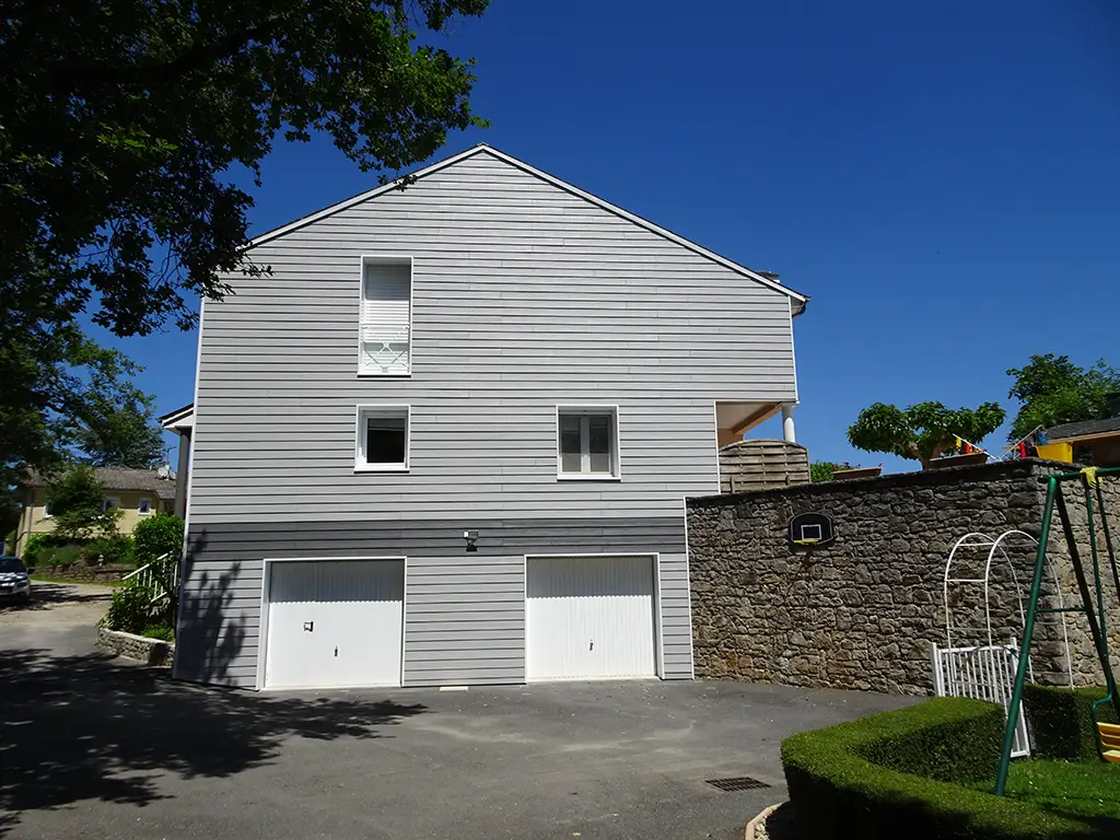 Bardage en lames fibre ciment Luc la Primaube