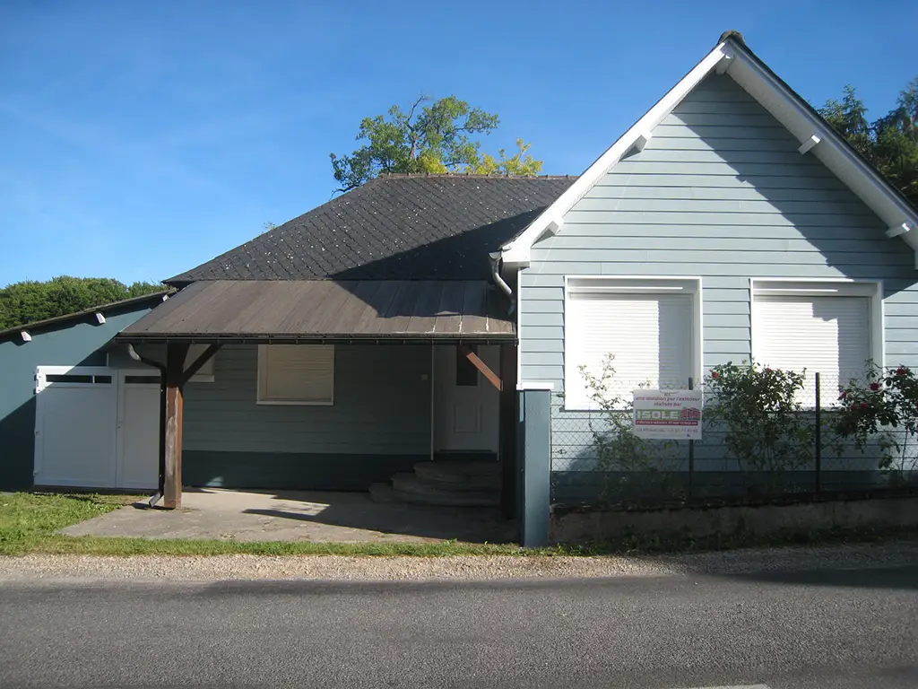 Bardage lames fibre ciment Pareloup après