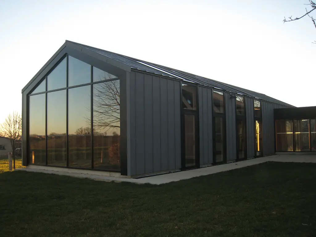 Bardage zinc Salles des Fêtes de Cabanès