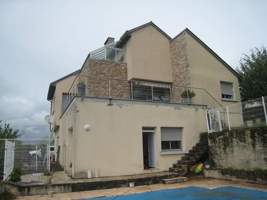 Ref Bardage en panneaux fibre ciment Onet le Château avant